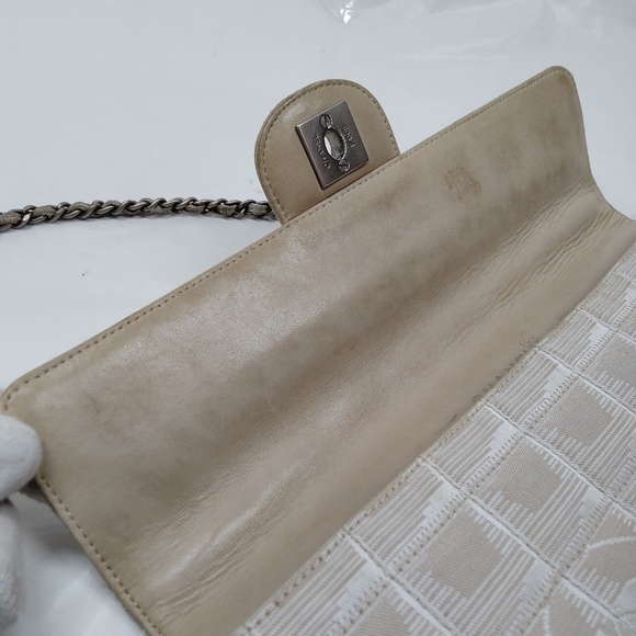 Chanel East West Canvas Shoulder Bag - Picture 15 of 16